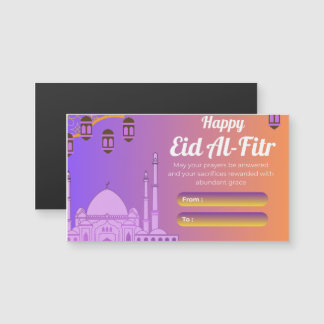 Cartão de Boas Festas de Eid Mubarak Minimalista M