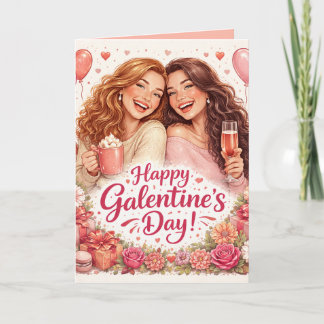 Cartão de Boas Festas de Galentine, Interior em Br