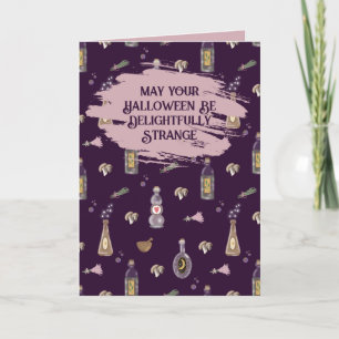 Cartão de Boas Festas de Halloween Deliciosamente