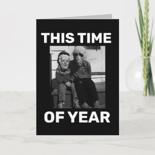 CARTÃO DE BOAS FESTAS DE HALLOWEEN ENGRAÇADO AMIGO