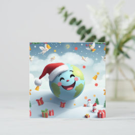 Cartão de Boas Festas de Inverno