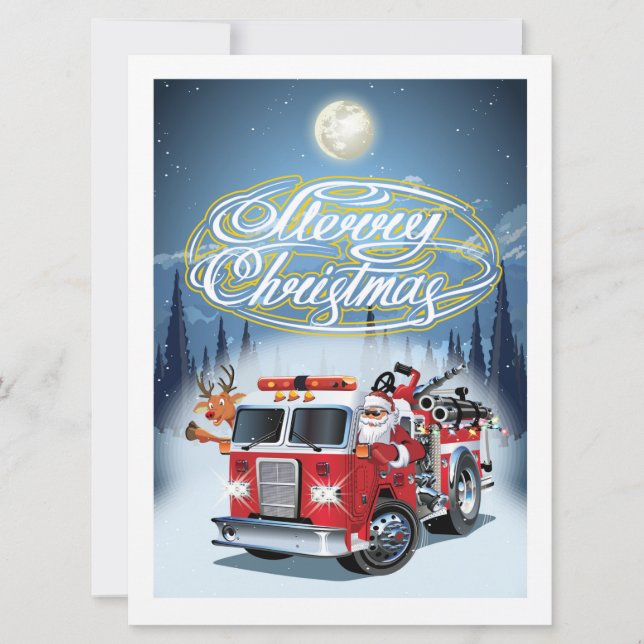 cartão de Boas Festas de Natal (Frente)