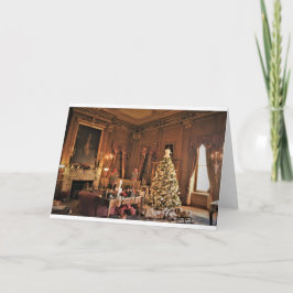 Cartão de Boas Festas de Natal com espaço em branc