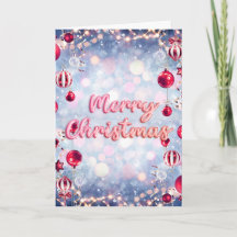 Cartão de Boas Festas de Natal Retrô