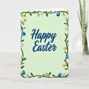 Cartão de Boas Festas de Primavera
