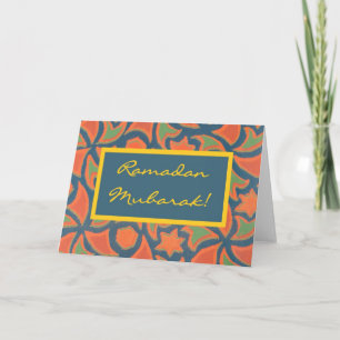 Cartão de Boas Festas de Ramadan