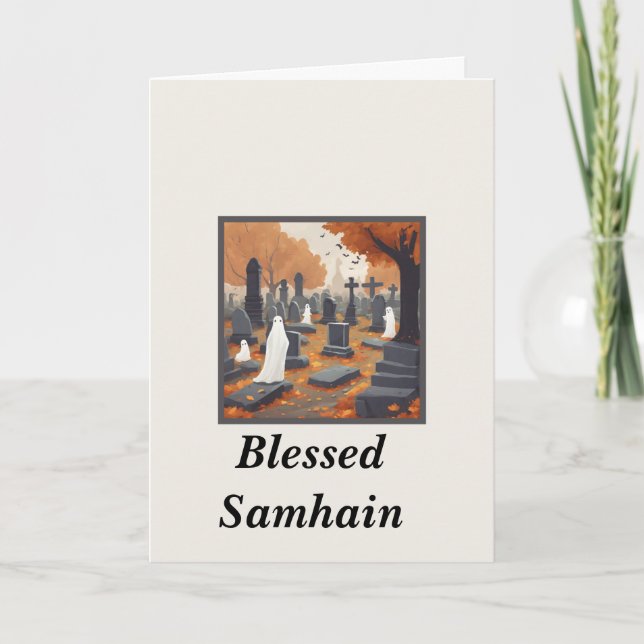 Cartão de Boas Festas de Samhain (Frente)