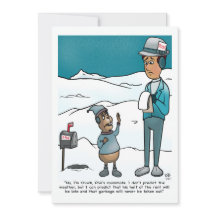 Cartão de Boas Festas Dia do Groundhog