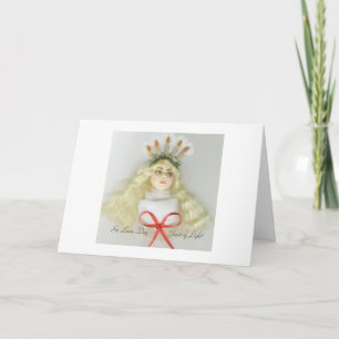 Cartão de Boas Festas do Dia de Santa Lúcia 177 JL