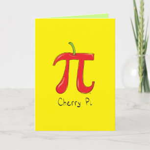 Cartão de Boas Festas do Dia do Pi - Cherry Pi