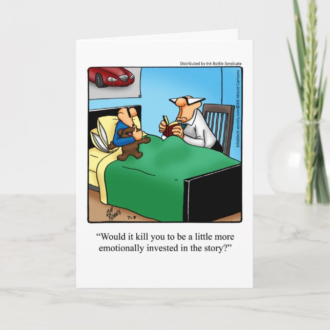 Cartão de Boas Festas do Dia dos Pais (Frente)