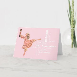 Cartão de Boas Festas do Quebra-Nozes