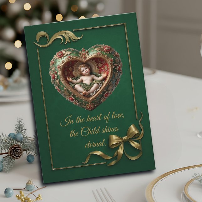 Cartão de Boas Festas Dobra do Menino Divino (Criador carregado)