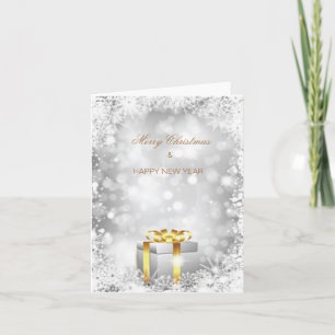 Cartão de Boas Festas Dobrável de Natal