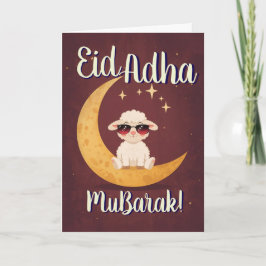 Cartão de Boas Festas Engraçado de Carneiro Eid Al