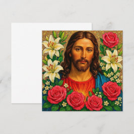 Cartão de Boas Festas Jesus.