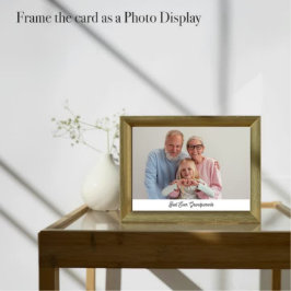 Cartão de Boas Festas para Avós Personalizável no