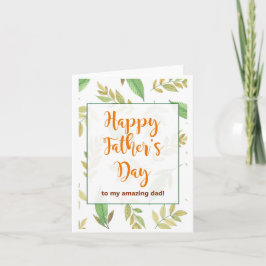 Cartão de Boas Festas para o Meu Pai Incrível no D