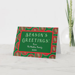 Cartão de Boas Festas Personalizado