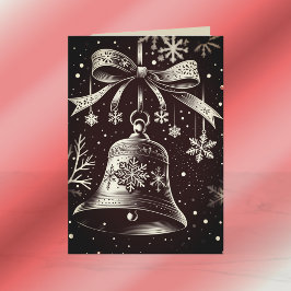 Cartão de Boas Festas Personalizado com Sino