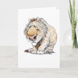 Cartão de Boas Festas Sentindo-me Bestial