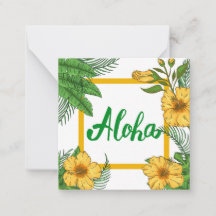 Cartão de boas-vindas