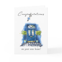 Cartão de Boas-Vindas a Casa