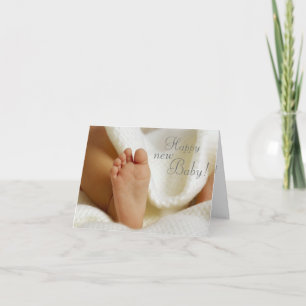 Cartão de Boas-Vindas ao Novo Bebê