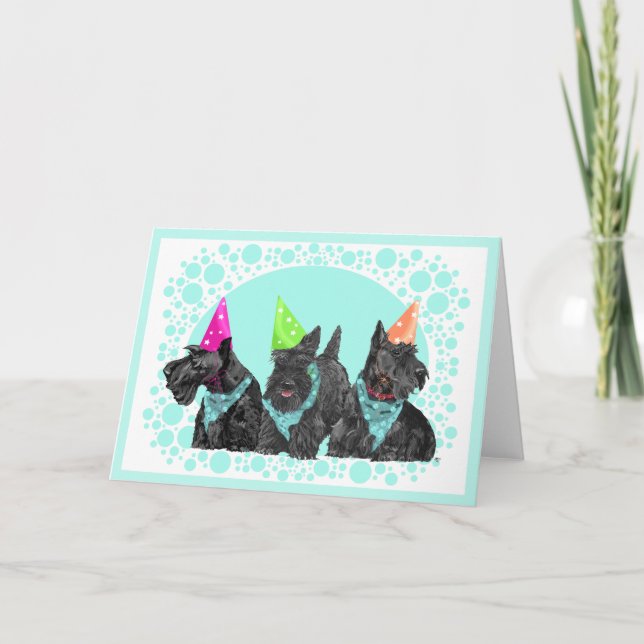 Cartão de Boas-vindas ao Scottish Terrier (Frente)