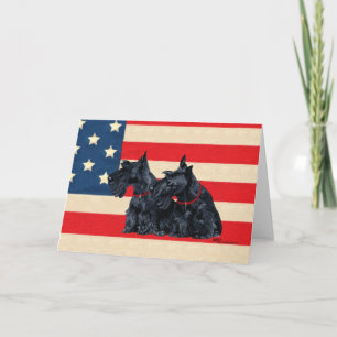 Cartão de Boas-vindas ao Scottish Terrier