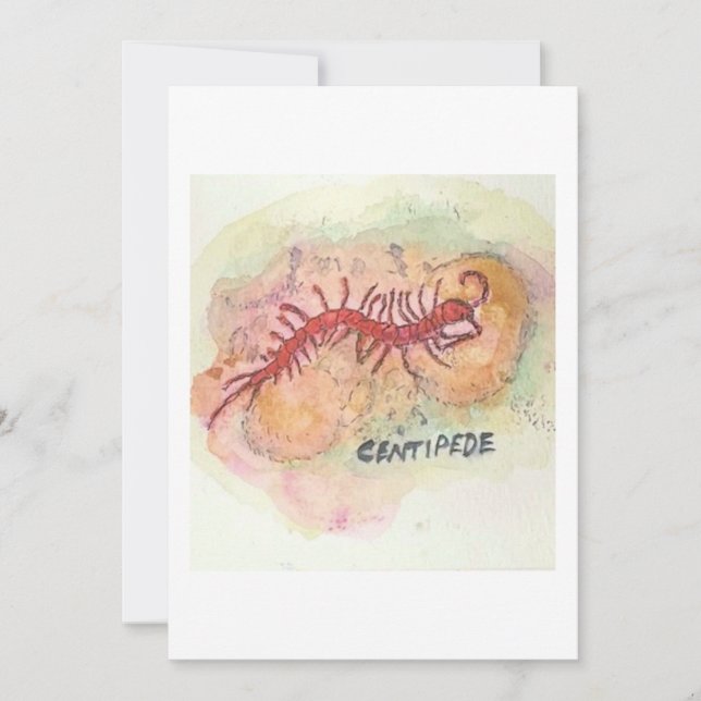 Cartão de Boas Vindas Centopéia (Frente)