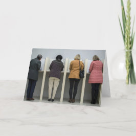 Cartão de Boas-Vindas com Foto de Votação Personal