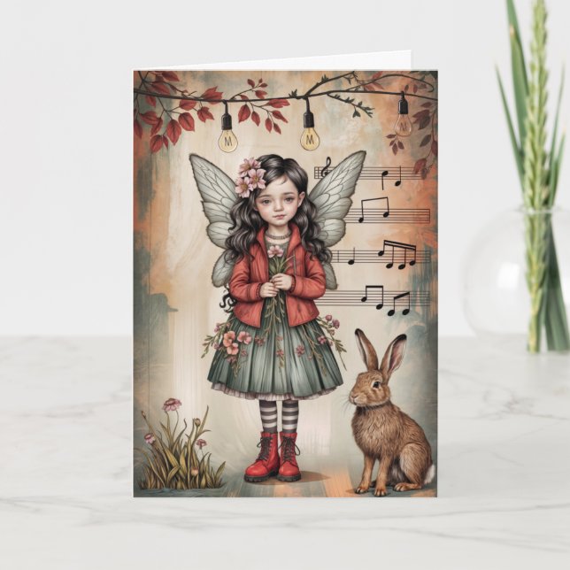 Cartão de Boas-vindas da Feira de Flores Caprichos (Frente)