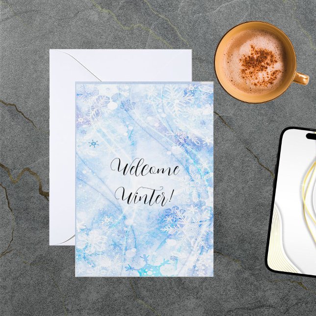 Cartão de Boas-Vindas de Inverno (Criador carregado)
