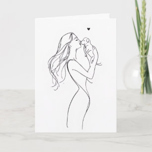 Cartão de Boas Vindas de Mãe de Cachorro Cartão de