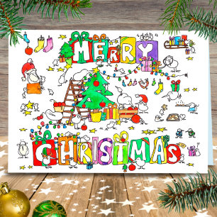 Cartão de boas-vindas de Natal de Kiwi por Nicole