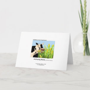 Cartão de Boas-vindas de Vaca Hilário