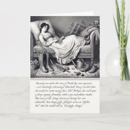 Cartão de Boas-vindas Divertido de Orgulho e Preco