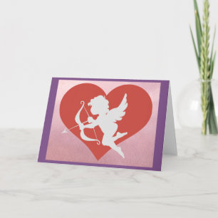 Cartão de Boas Vindas do Cupido