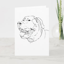 Cartão de Boas-Vindas do Feliz Labrador Retriever
