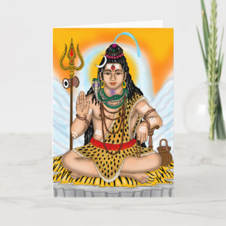Cartão de Boas-vindas do Senhor Shiva