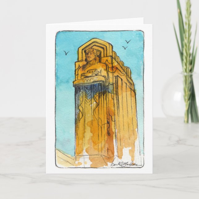 Cartão de Boas-Vindas Doblado Guardião do Tráfego (Frente)