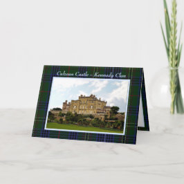 Cartão de Boas-Vindas Dobrável do Castelo Culzean 