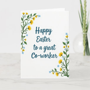 Cartão de Boas-Vindas Floral Alegre