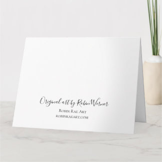 Cartão de Boas-Vindas Floral Doblado País