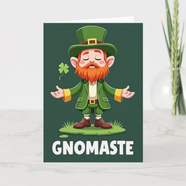 Cartão de Boas-Vindas Gnomaste Amigo (Frente)