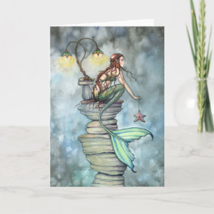 Cartão de Boas-Vindas Mermaid's Perch por Molly Ha