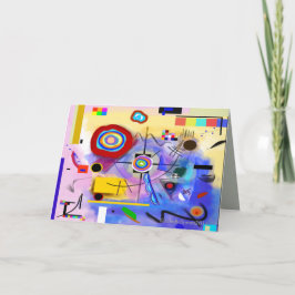 Cartão de Boas-vindas Moderno Abstrato