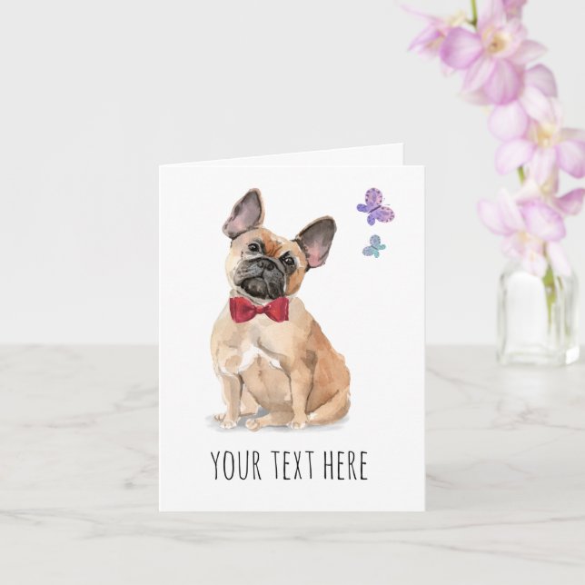Cartão de Boas Vindas Personalizado com Texto para (Orquídea)