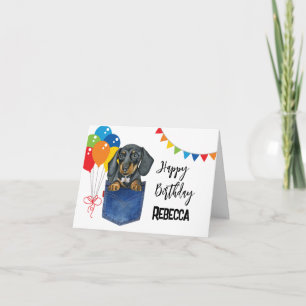 Cartão de Boas-Vindas Personalizado para Cachorro